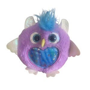 Zuru Rainbocorn Fairycorn Owlcorn Owl Purple with Fairy Wings Stuffed Plush 10"